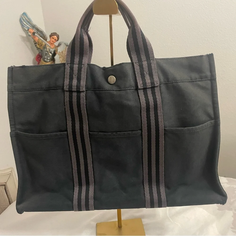 Hermes Canvas Stylish Tote Bag